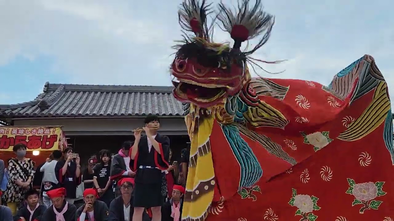 令和7年度 10月4日 御坊祭 獅子舞  上組