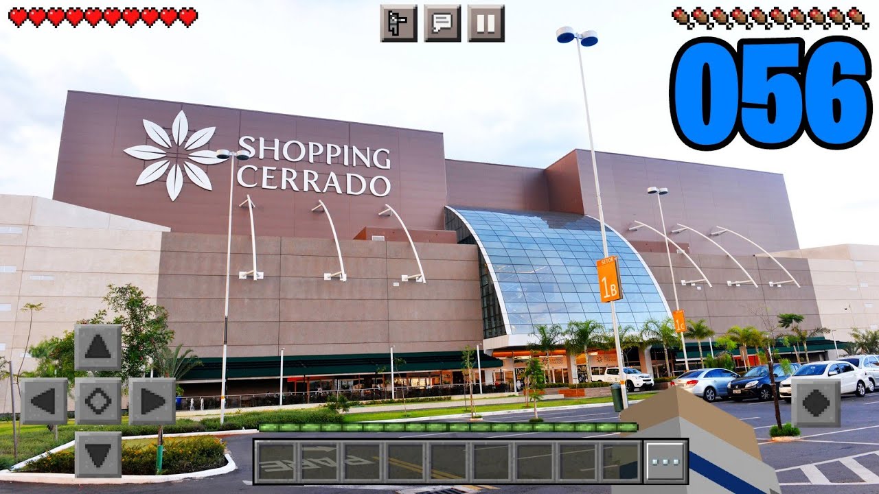 DECORANDO O SHOPPING GIGANTE NO MINECRAFT!! - Construindo uma Cidade 2 #56