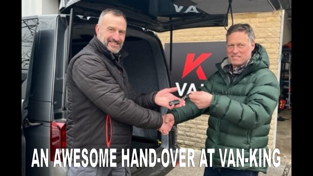 An AWESOME hand-over at VAN-KING to Jim Cotton - founder of AWESOME GTi. #vwkombi  #vanconversion
