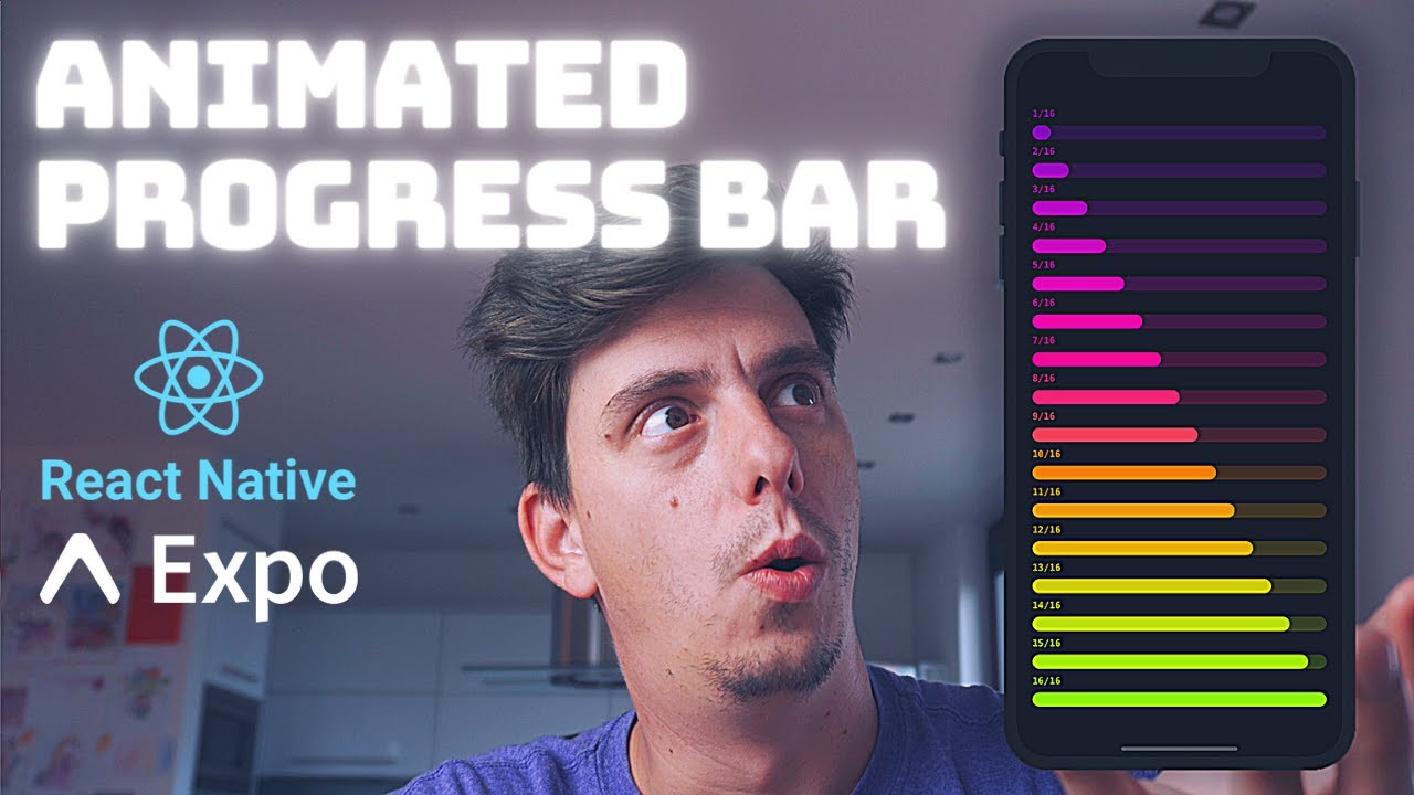 Анимированный индикатор прогресса в React Native с использованием Animated API и onLayout