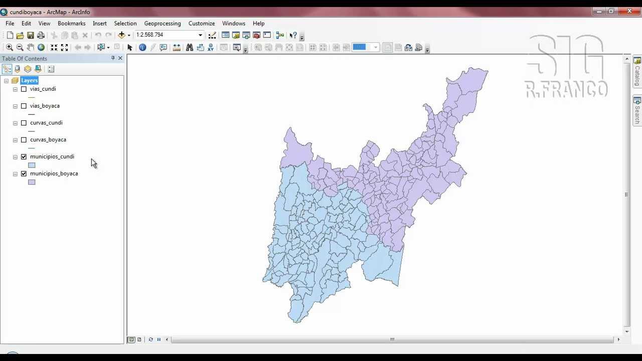 Tutorial ARCGIS Cap.4-06 Geoprocesamiento Merge