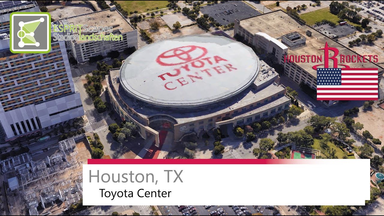 Toyota Center | Houston Rockets | Google Earth | 2015