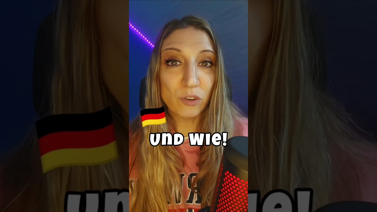Tedesco | UND WIE! | Step by Step Lingue #shorts #tedesco