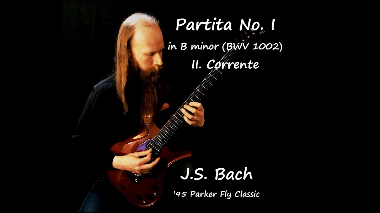 Partita No. I (II. Corrente) by J.S. Bach (Electric Guitar)
