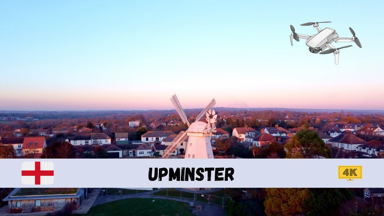 [4K] 🇬🇧 Upminster - by drone 🇬🇧