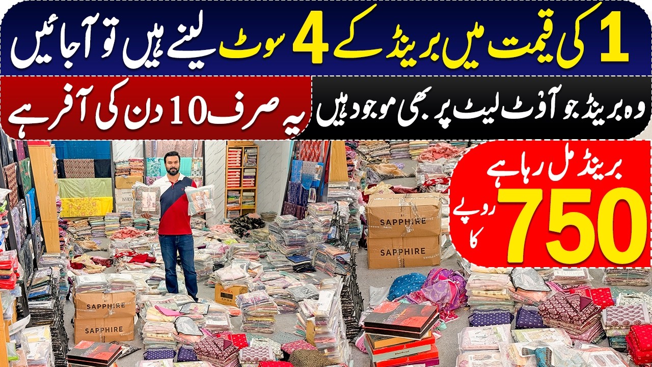 Pakistan&rsquo;s Biggest Branded Sale 🔥 Up to 75% OFF | Wholesale Rates | 100% Original Brands