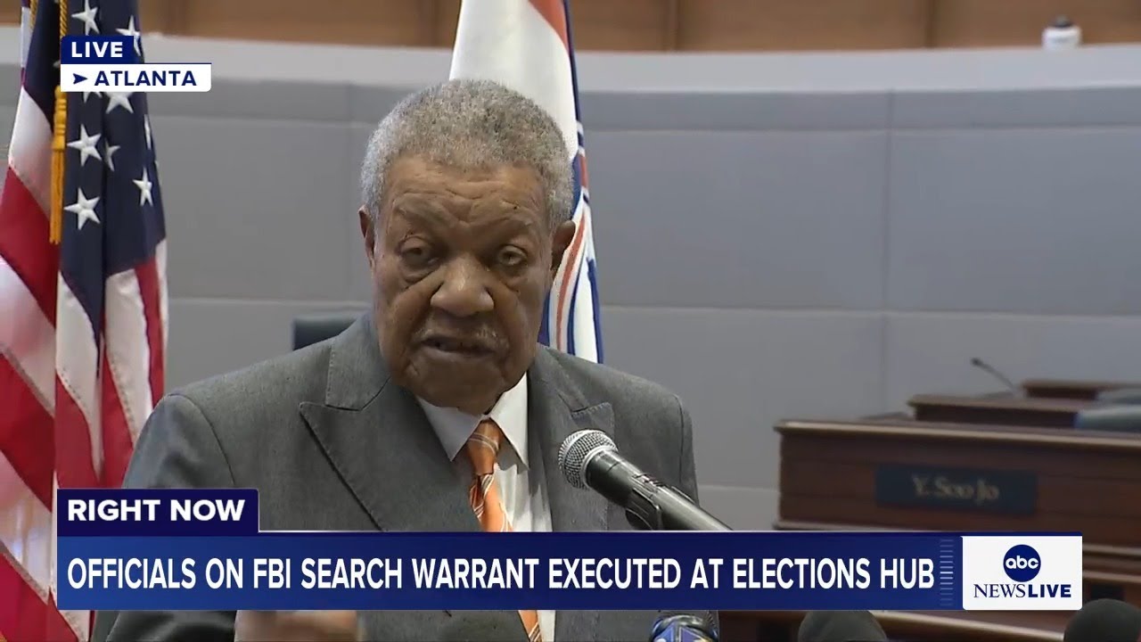 LIVE: Fulton County officials give update on FBI search warrant served at elections hub