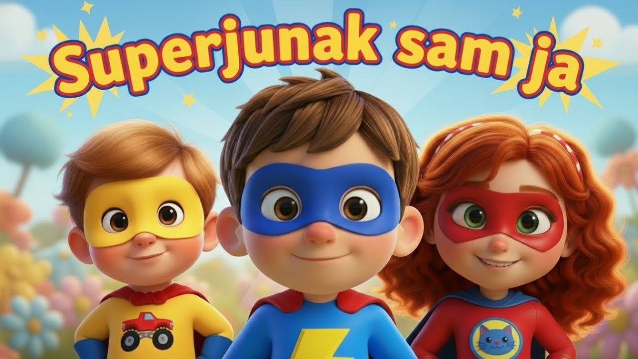 Superjunak sam ja | Najlep&scaron;e dečije pesme | EDUKATIVNA PESMA ZA DECU