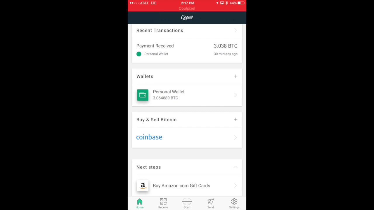 Simple Bitcoin Wallet- Copay!