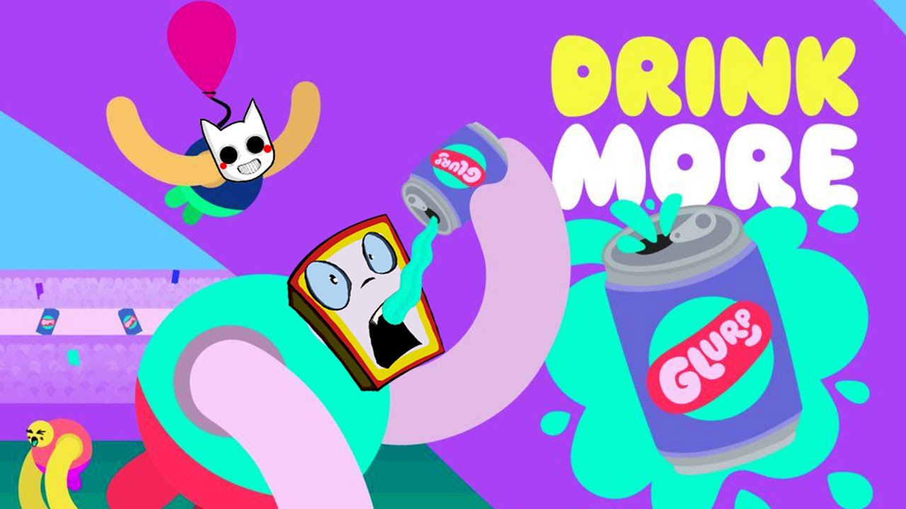 УПРАВЛЕНИЕ КОЛОБКОМ В ЭТОЙ ИГРЕ ЛОМАЕТ МОЗГ И ПАЛЬЦЫ РУК :D Drink More Glurp