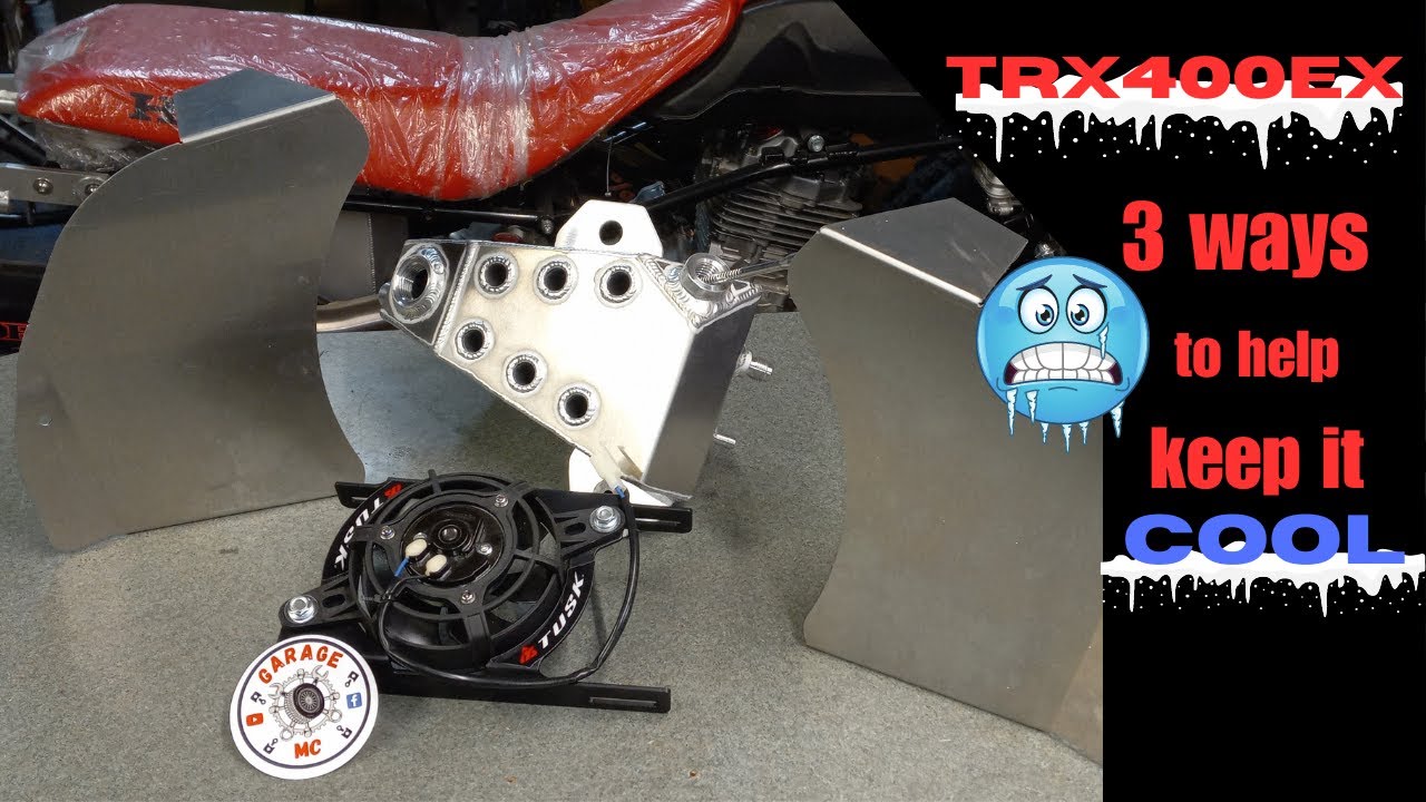 Cooling a Trx400ex. How I Plan to Cool the 465ex!
