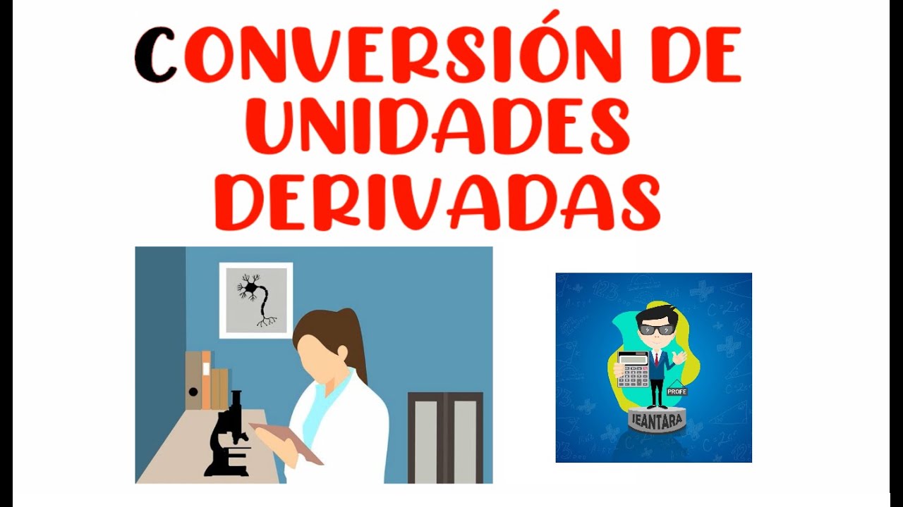 CONVERSIÓN DE UNIDADES DE MAGNITUDES DERIVADAS (CON EJEMPLOS)