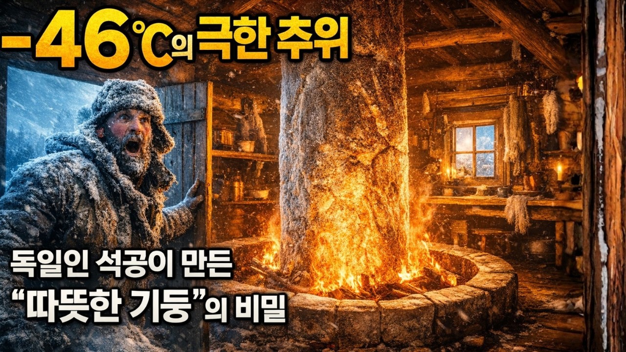 −46℃ 극한의 겨울… 독일 석공이 만든 ‘따뜻한 돌기둥’의 비밀
