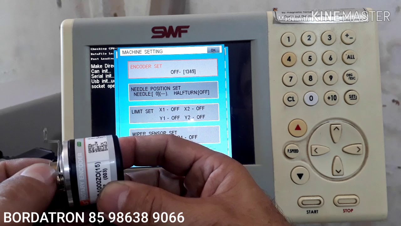 TESTE DE ENCODER BORDADEIRA SWF