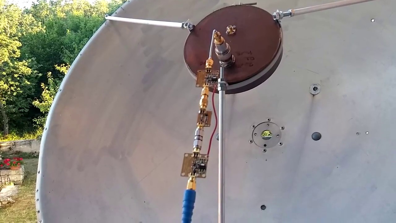 Cascaded remote LNA4ALL powered through Bias-T