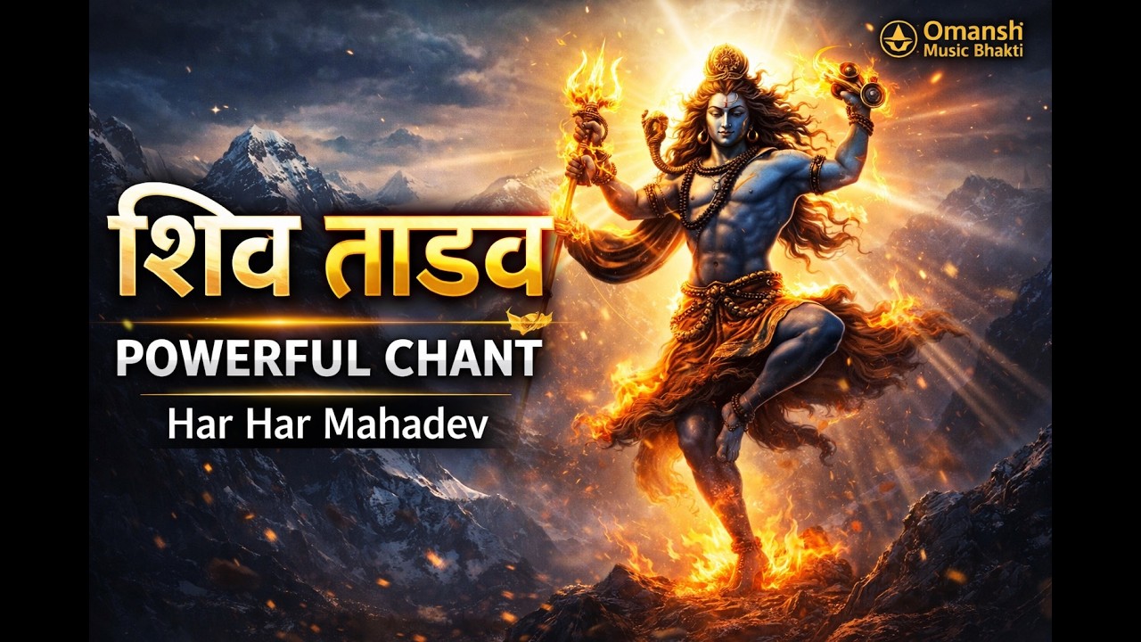 शिव तांडव ध्यान मंत्र 🔥 | Powerful Shiva Chant | Har Har Mahadev
