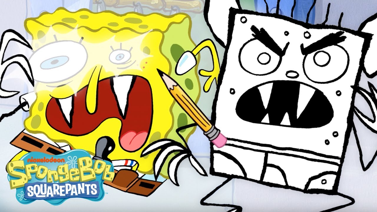 SpongeBob Turns Into a WereDoodle?! 🐺🌕 | Full Scene | @SpongeBobOfficial