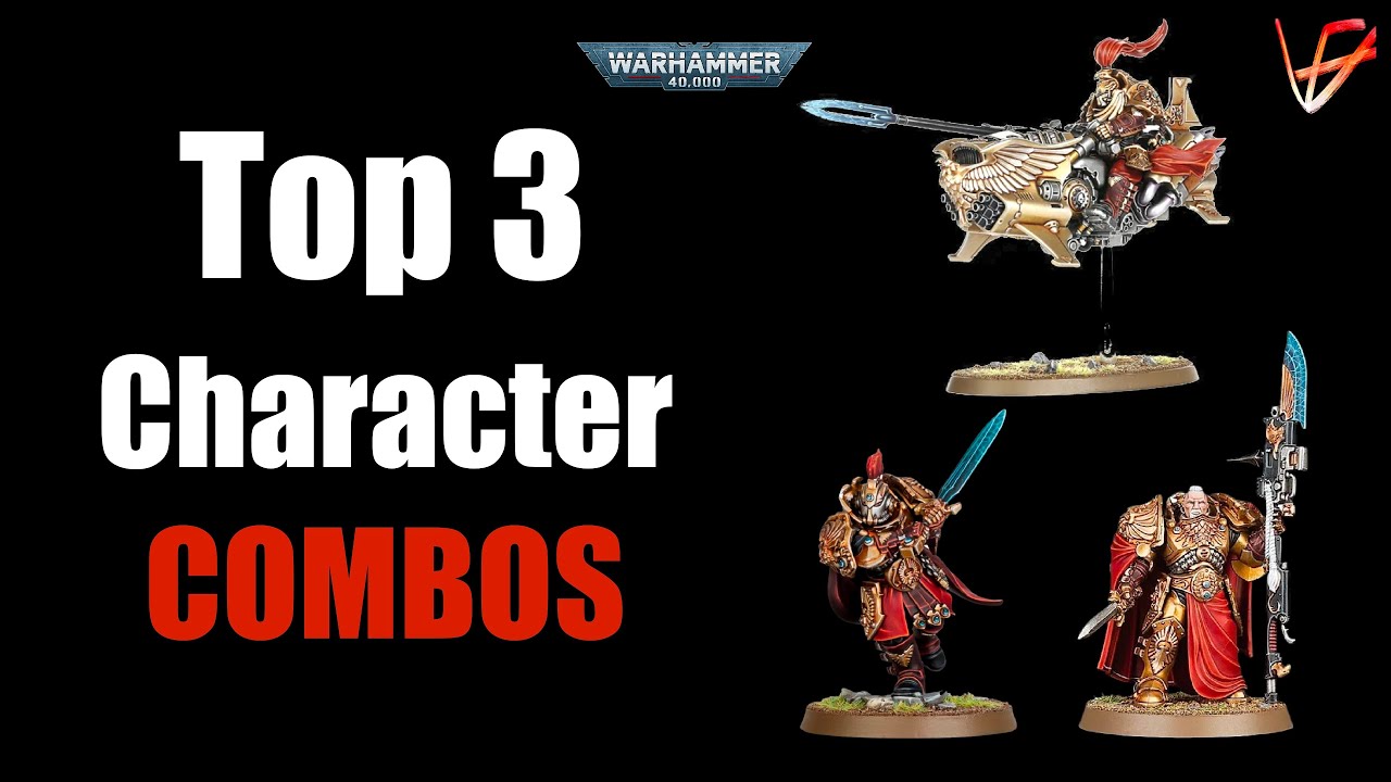 Top 3 Adeptus Custodes Character COMBOS 10th Edition | Warhammer 40K tactics