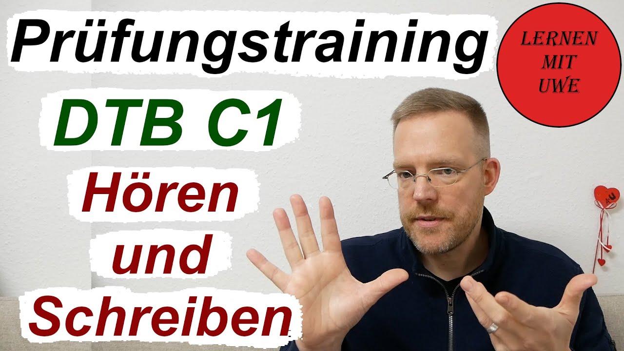 Deutsch-Test für den Beruf C1 – 11 – Prüfungsteil Hören und Schreiben