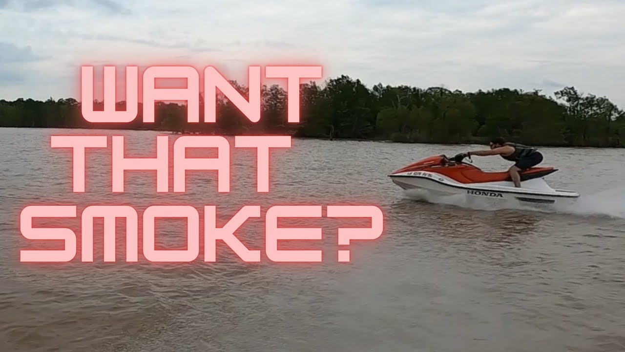 Rode with RACE BOATS!!! Honda Aquatrax r12 vs. Honda Aquatrax F12!!!!