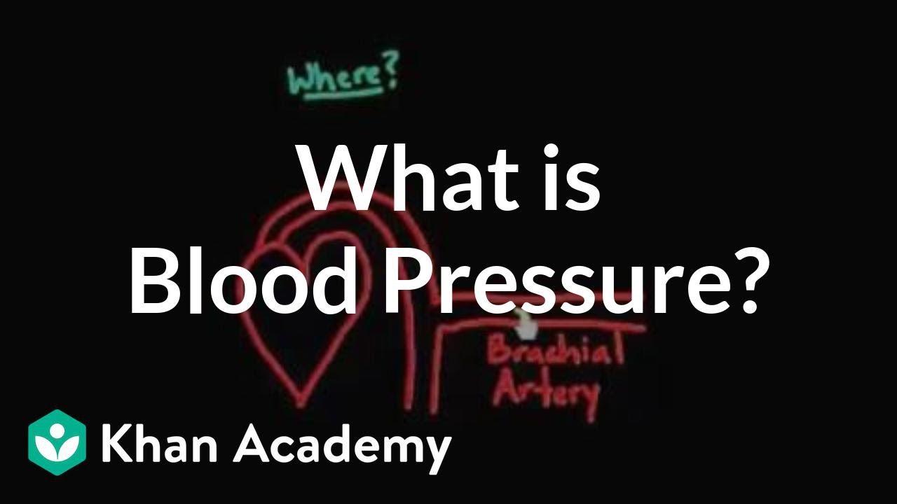 What is blood pressure? | Circulatory system physiology | NCLEX-RN | Khan Academy