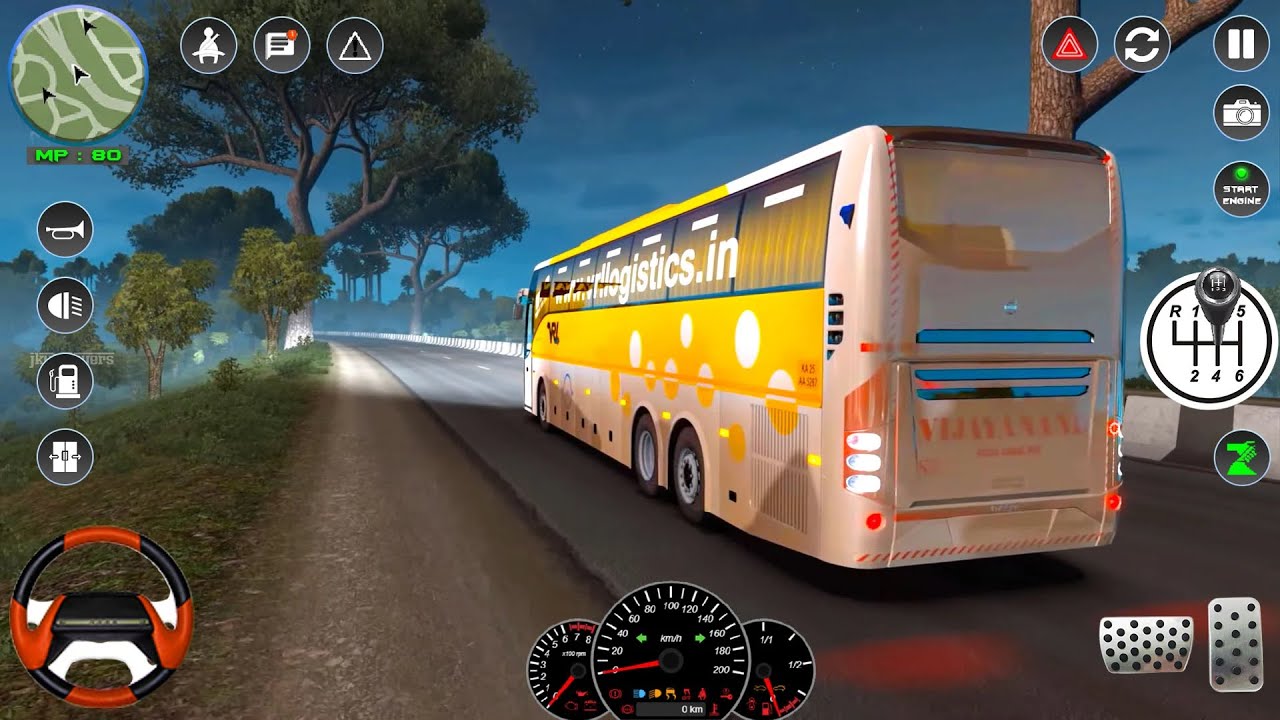 Bus Simulator   3D Bus Games #gameview │ETS2 Night Bus Driving│#Ps4