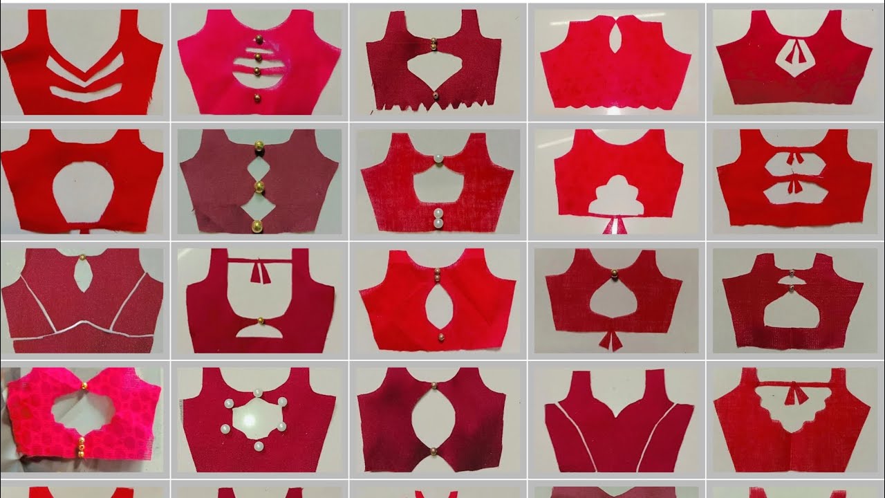 60 New Lala Color Back/Front Neck Design 2026 #trendg #blouse #fashionndesigns #viralvideo #like ❤️