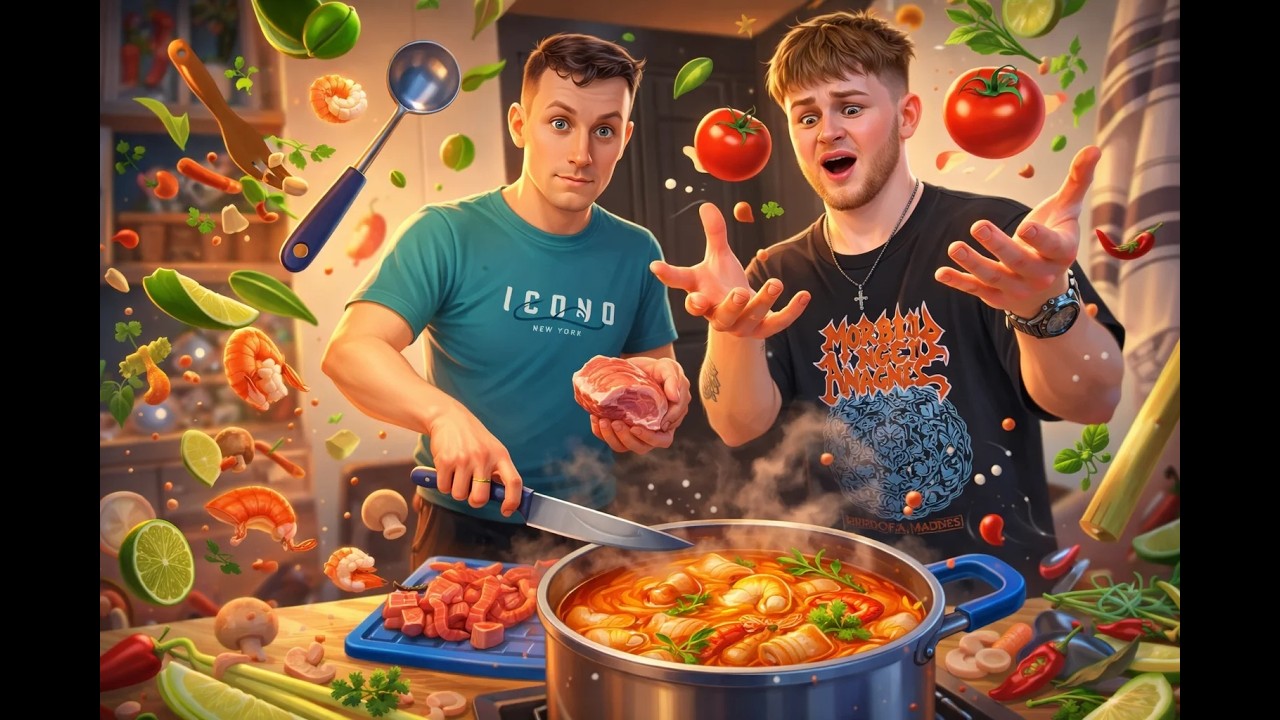Приготовили Том ям с братом