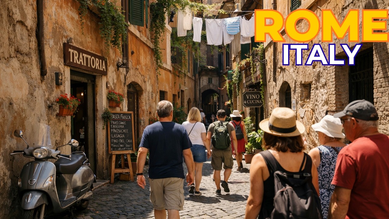 Rome Italy, Вот такой Рим в 2026 году | 4K Вдали от туристических маршрутов