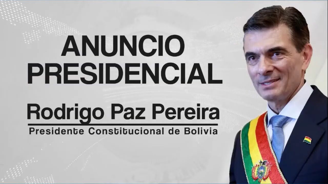 Paz anuncia un Decreto Supremo  elimina la subvención al diésel y la gasolina a nivel nacional