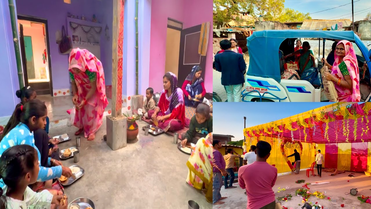 👰&zwj;♂️ननद के लिए शॉपिंग सुबह से/तेल पूजन की जोरों शोरों से तैयारी🎊फाइनली आ गए मेहमान💃#marrigevlog 