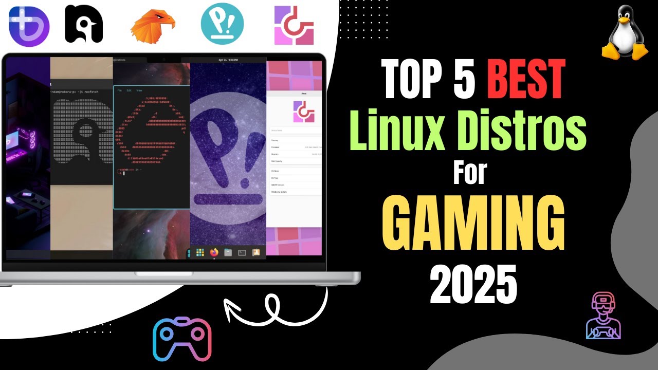 Пять лучших дистрибутивов Linux для игр в 2025 году