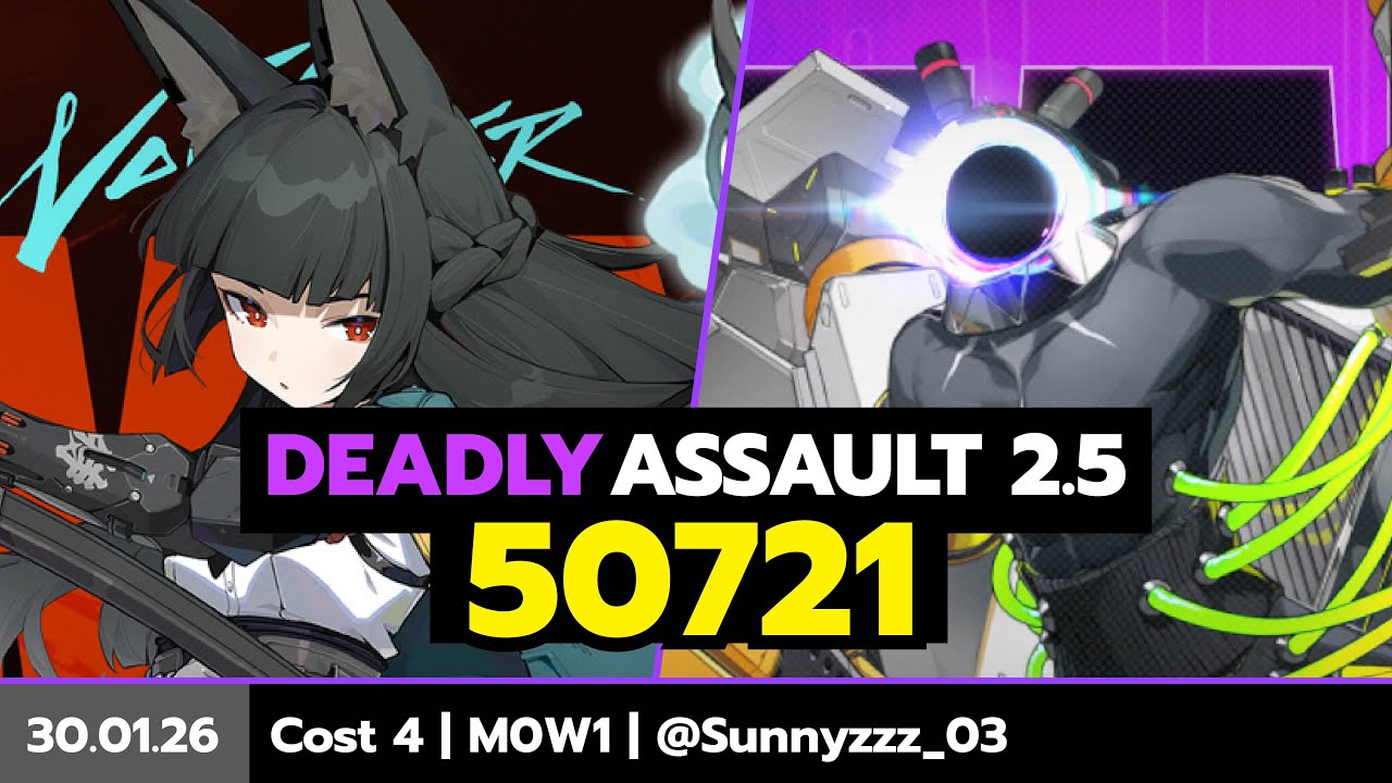 【ZZZ】Deadly Assault 2.5 | Miyabi M0W1 50721 Pts.