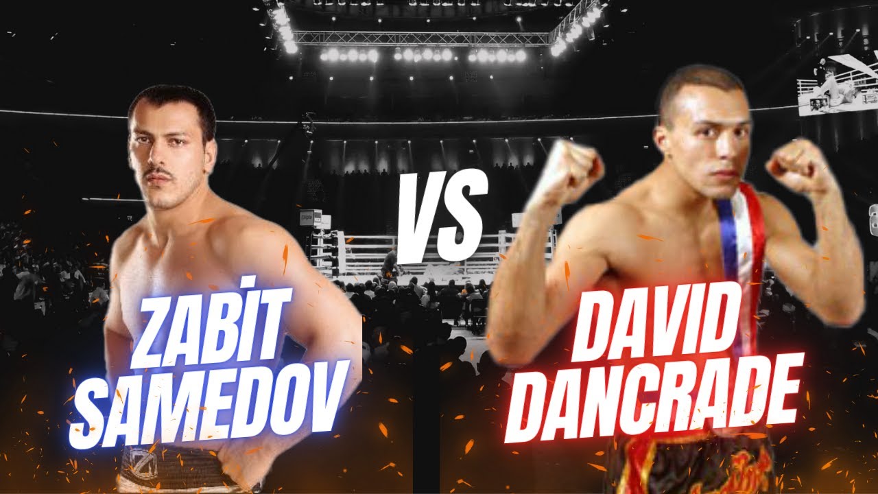 OLAY KAPIŞMA! Zabit Samedov vs David Dancrade Ağır Sıklet Kickboks Maçı