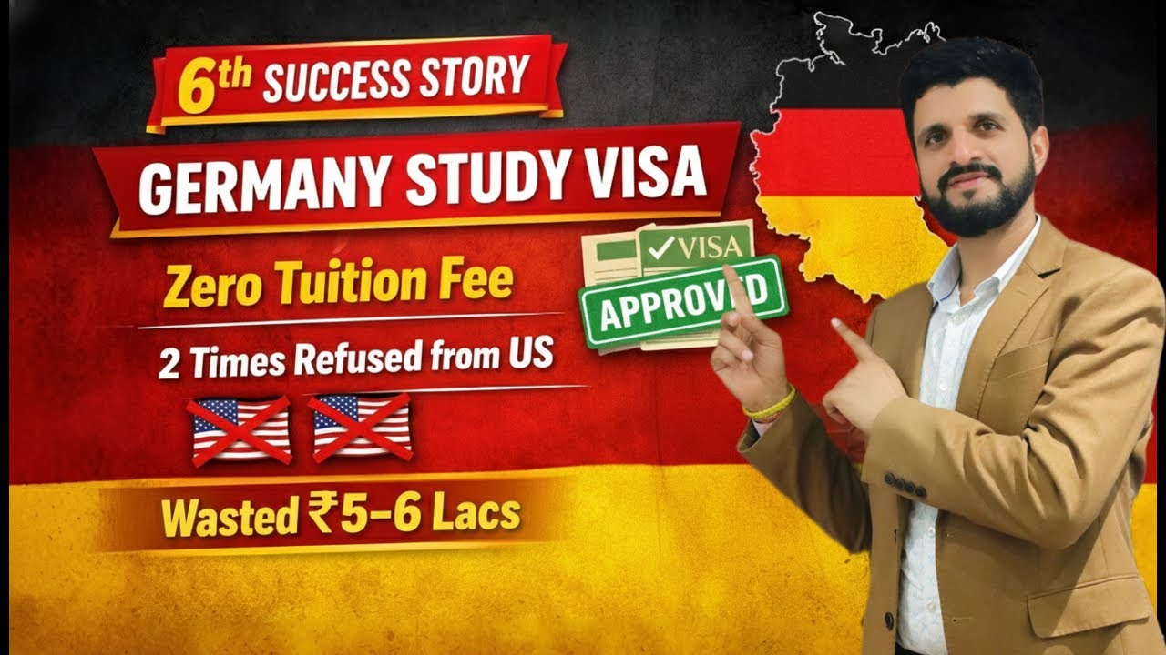 Study in Germany for Free | Germany Public University For Indian Students | Visa Success Story
