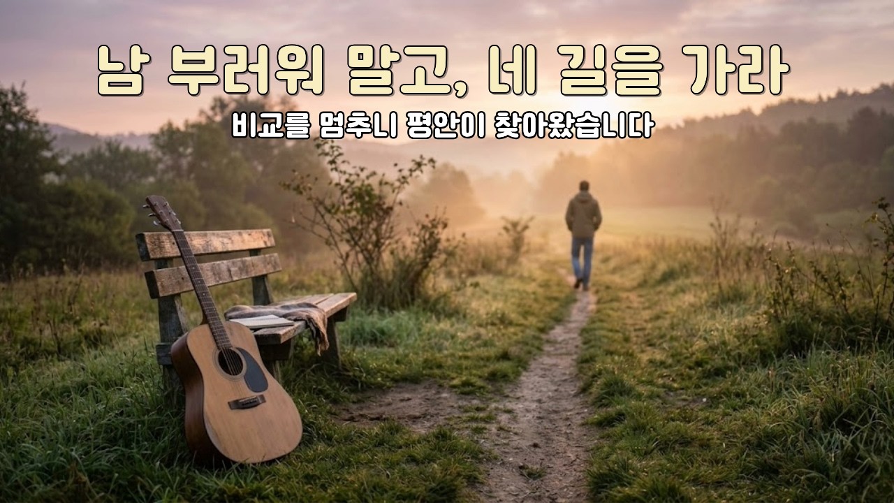 남과 비교하지 않는 삶, 주님이 주신 