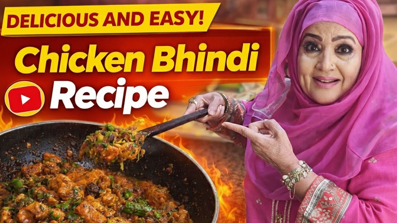 Chicken Bhindi Recipe | Cooking Vlog | Ramzan Special | Nisho Ka Dastarkhwan | Nisho Jee Official