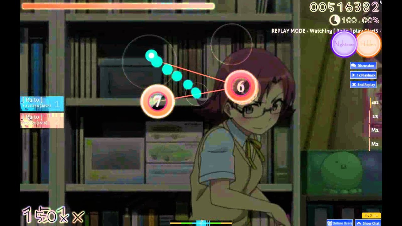 [Mouse and Keyboard] Osu! Claris - Reunion NCHD 100%