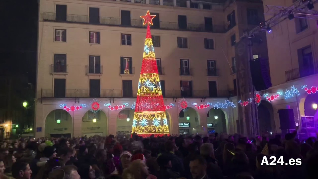Año Nuevo 2020 Alicante Plaza del Ayuntamiento