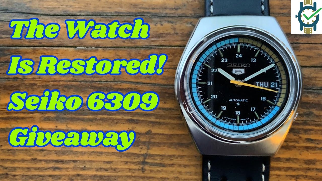 The Watch is Restored!  - Seiko 6309 Giveaway