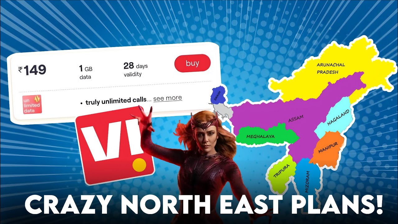 VI Recharge Plans in Assam & North East India are Crazy! 🔥: Unlimited Calls & Data in ₹149/-