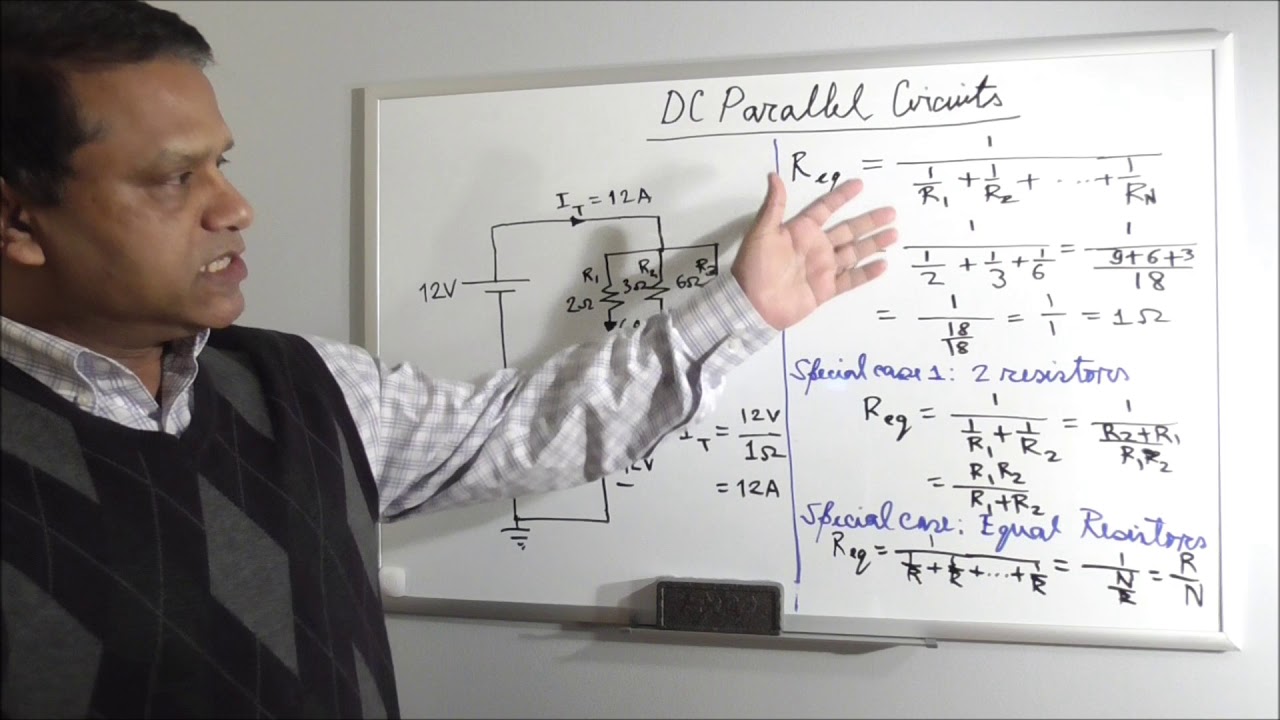 DC Circuits 6 - Parallel Circuit and Current Divider Rule (CDR)
