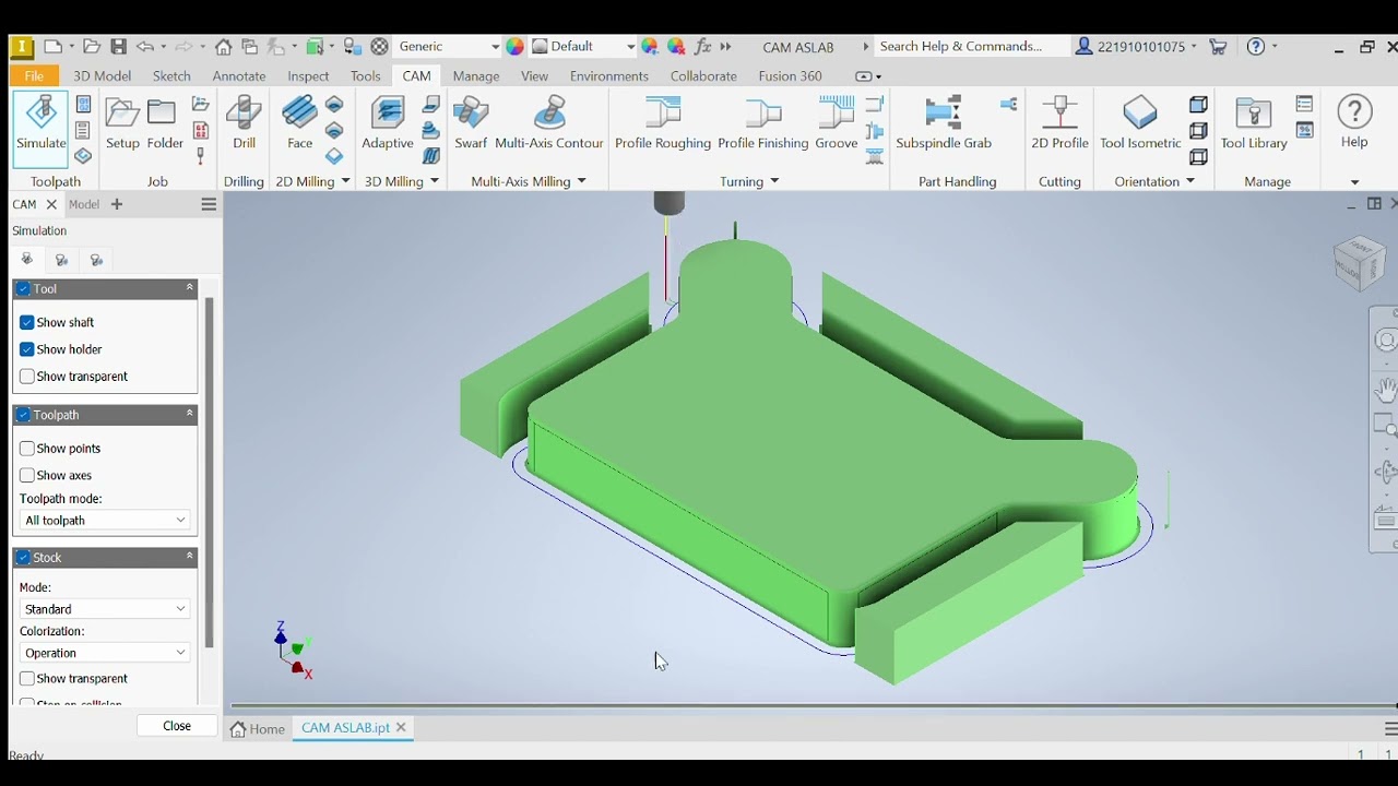 Simple CAM with Autodesk Inventor CAM