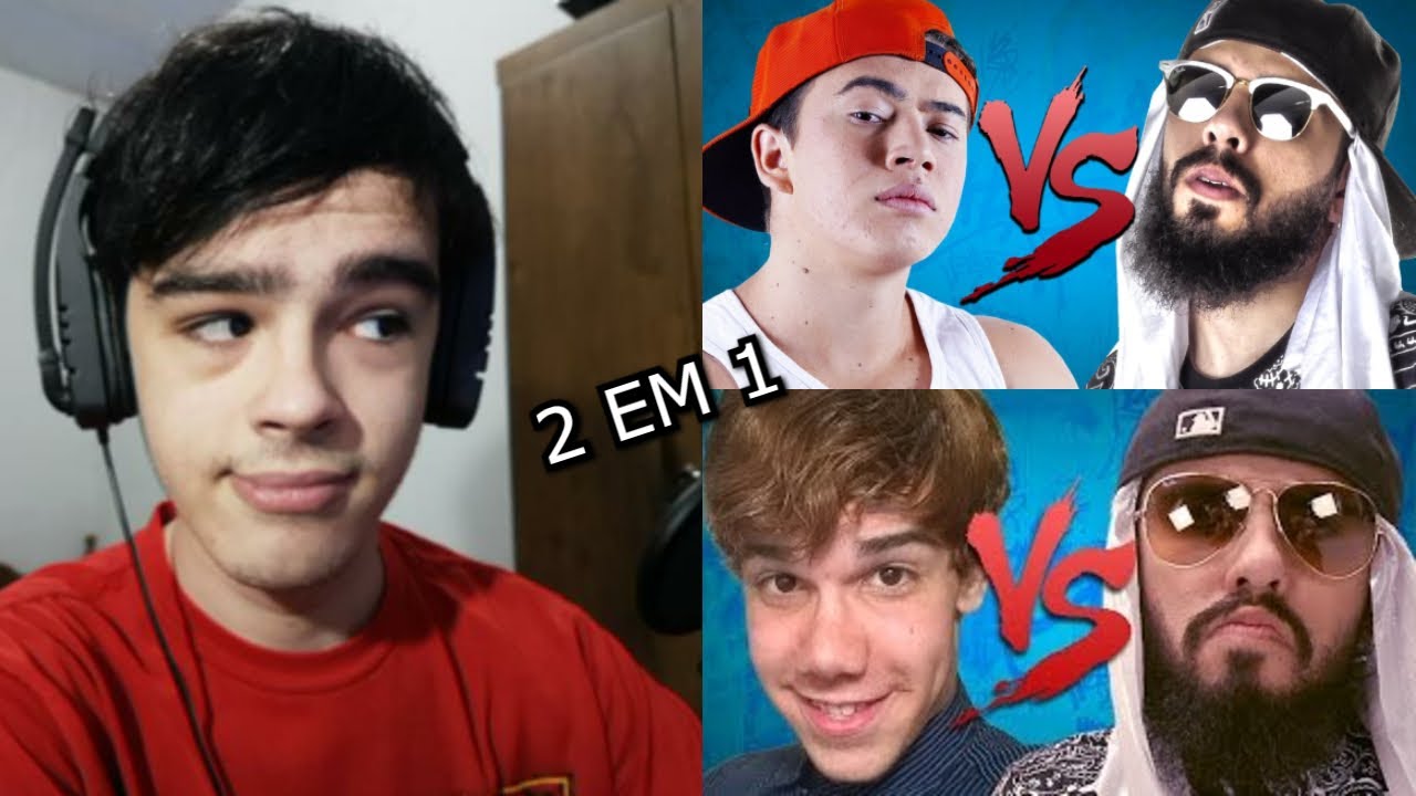 REACT Whindersson Nunes VS Mussoumano /Poladoful VS. Mussoumano | Batalha de Youtubers