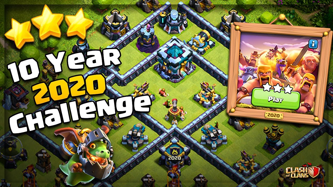 2020 Attack 10 Years of Clash | 10 Years Of Clash Challenge Attack 2020 | Clash Of Clans New Event