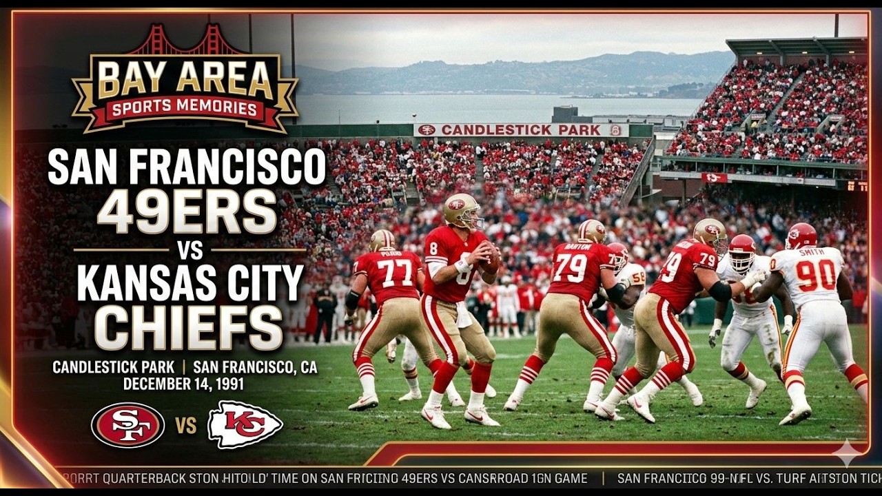 San Francisco 49ers vs Kansas City Chiefs - Candlestick Park - San Francisco, CA - December 14, 1991