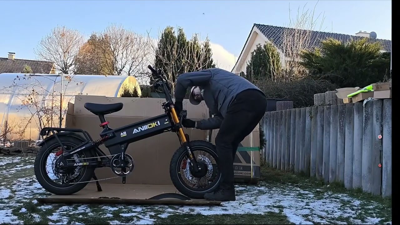 Aniioki A8 Pro Max 52V Dual Motor - One of the most powerful ebikes under €2500 - Slovak unboxing