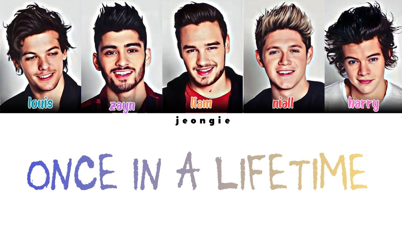 One Direction - Once In A Lifetime (Color Coded - Lyric)