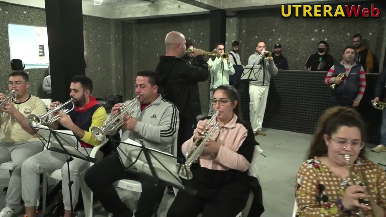 LA BANDA CORNETAS Y TAMBORES NUESTRO PADRE JESÚS NAZARENO DE UTRERA PREPARA SU ESTRENO