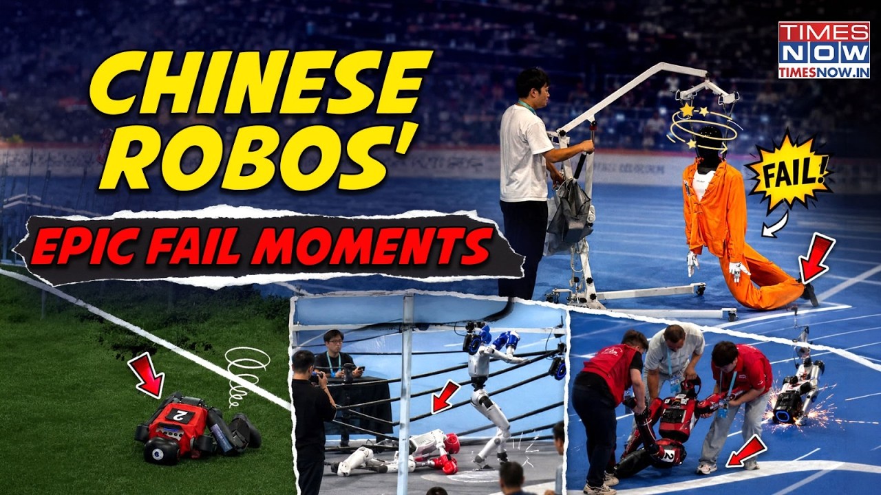 Chinese Robots' EPIC FAIL Moments! MOST Hilarious Viral VIDEOS From CHINA HUMANOID ROBOT GAMES | 4K